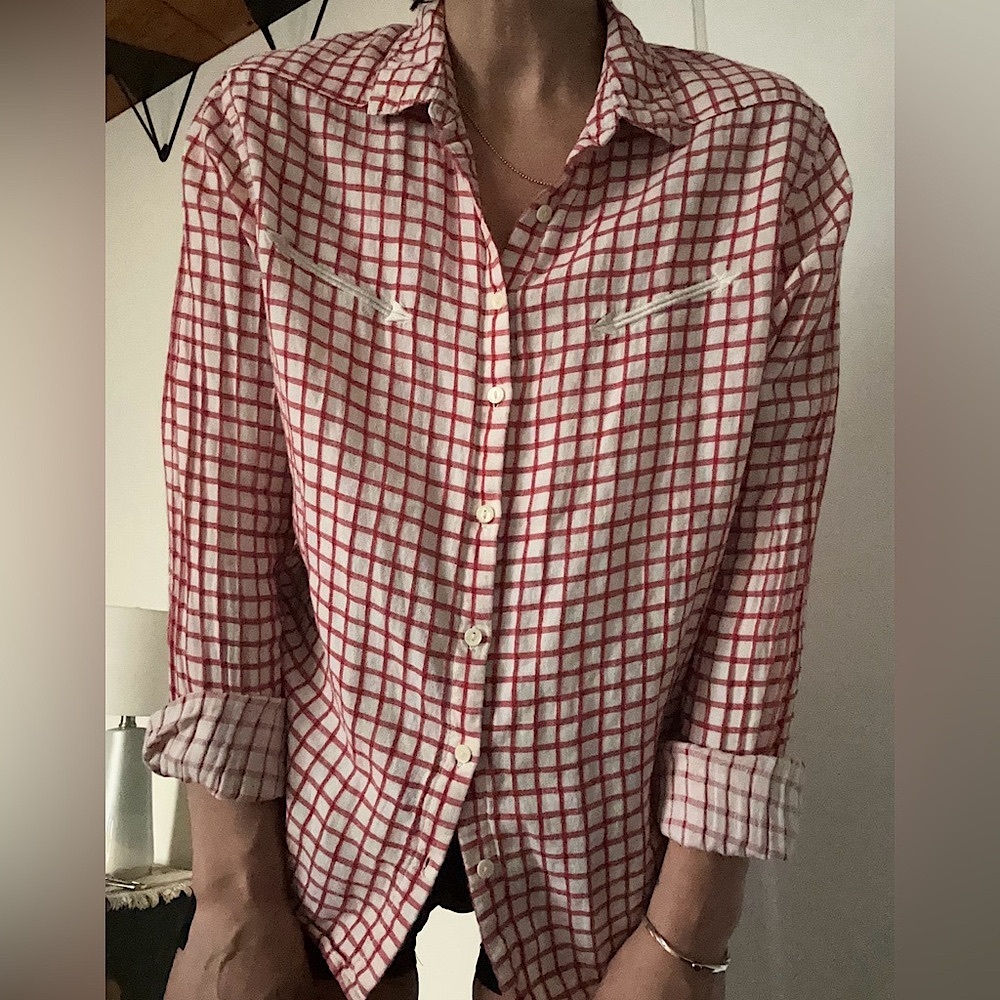 Maison Scotch Mademoiselle | Scotch & Soda Western-inspired Plaid Shirt